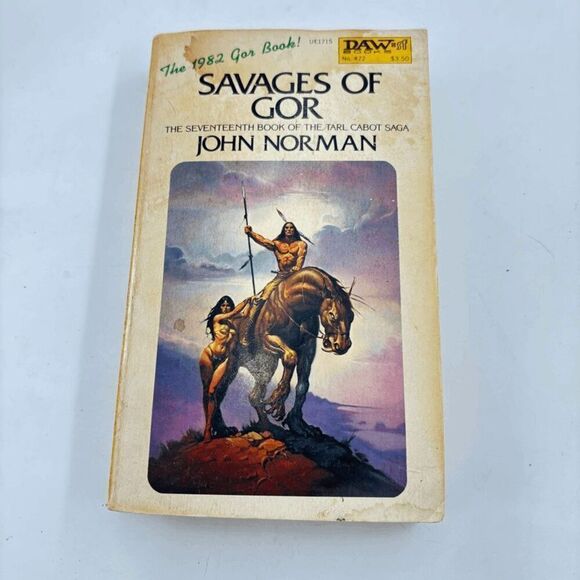 Savages of Gor Fantasy Paperback Book by John Norman from Daw Books 1982 1st - Picture 1 of 9